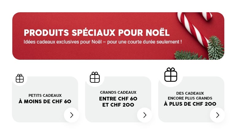 Produits spéciaux pour Noël