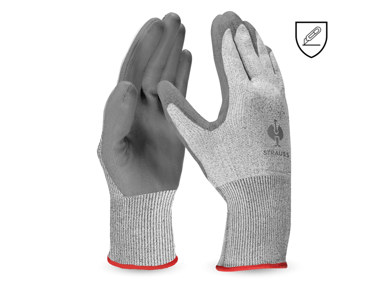 Vue principale, Sécurité au travail, Gants protect. anti-coupe en PU, niveau C