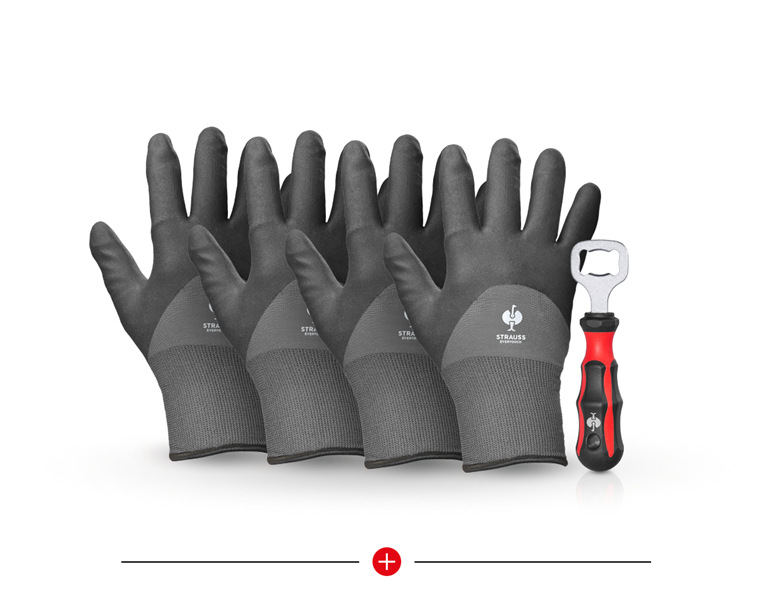 4x Nitril-Handschuhe evertouch Winter Geschenk-Set