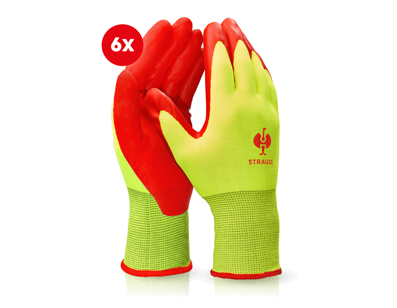 6x Nitrilschaum-Handschuhe Flexible Foam
