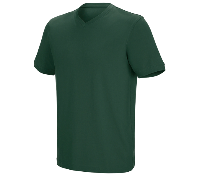 e.s. T-Shirt cotton stretch V-Neck