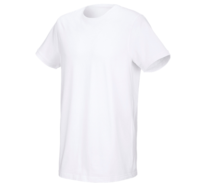 e.s. T-Shirt cotton stretch, long fit