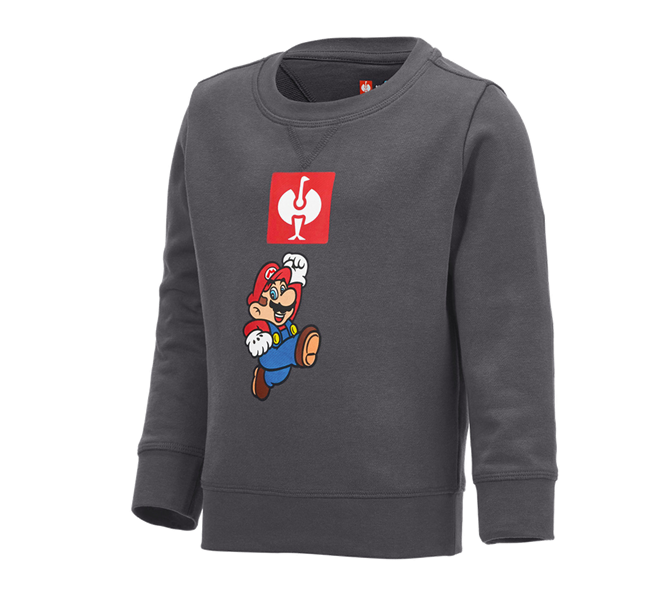 Hauptansicht, Shirts & Co., Super Mario Sweatshirt, Kinder, anthrazit