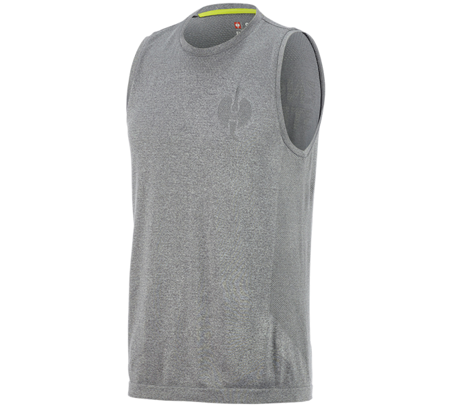 Vue principale, Vêtements, Chemise Athletik seamless e.s.trail, gris basalte mélange