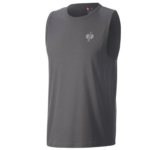 Vue principale, Hauts, Chemise Athletik e.s.iconic, gris carbone