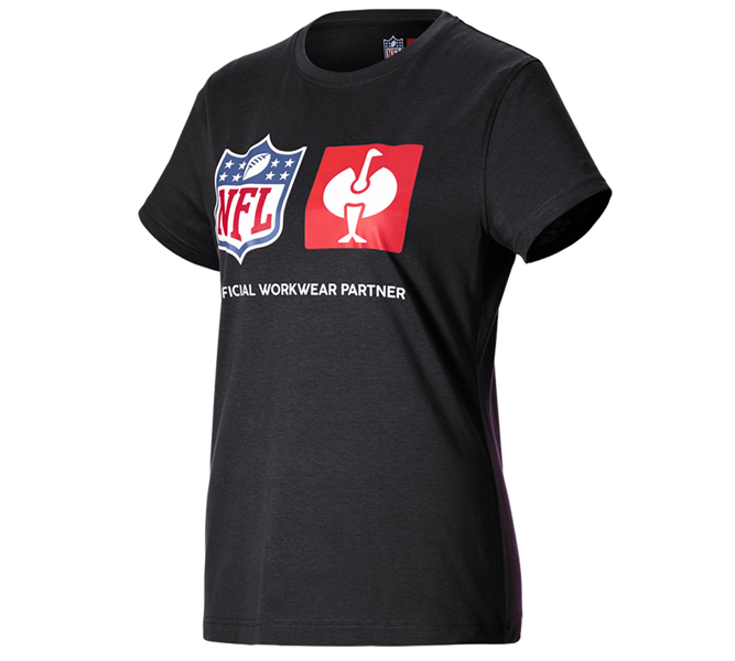 Vue principale, Vêtements, NFL T-Shirt cotton, ladies, noir