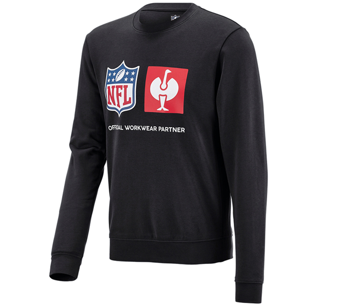 Vue principale, Vêtements, NFL Sweatshirt cotton, noir