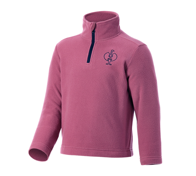 Vue principale, Hauts, Pull en laine polaire e.s.trail, enfants, rose tara/bleu profond