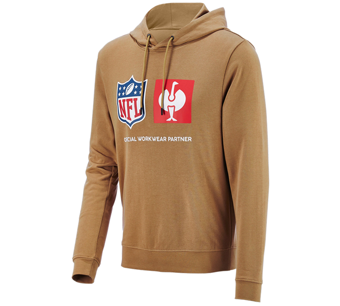 Hauptansicht, Herren, NFL Hoodie cotton, mandelbraun