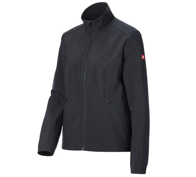 Vue principale, Vêtements, Veste Softshell e.s.trail pure, femmes, noir