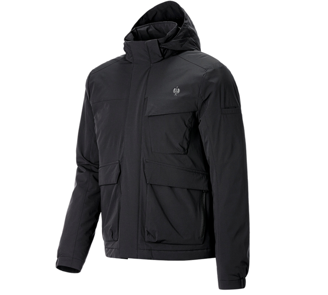 Hauptansicht, Herren, Winterjacke e.s.trail, schwarz