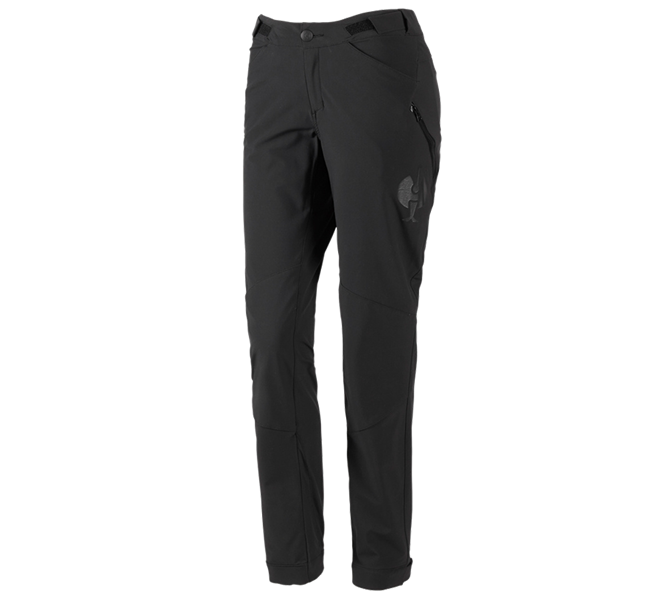 Vue principale, Pantalons de travail, Pantalon de fonction e.s.trail, femmes, noir