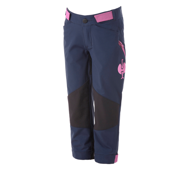 Vue principale, Nouveautés, Pantalon de fonction e.s.trail, enfants, bleu profond/rose tara