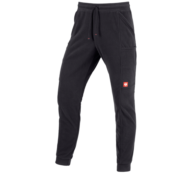 Hauptansicht, Homewear | Pyjamas, e.s. Fleece Hose, schwarz