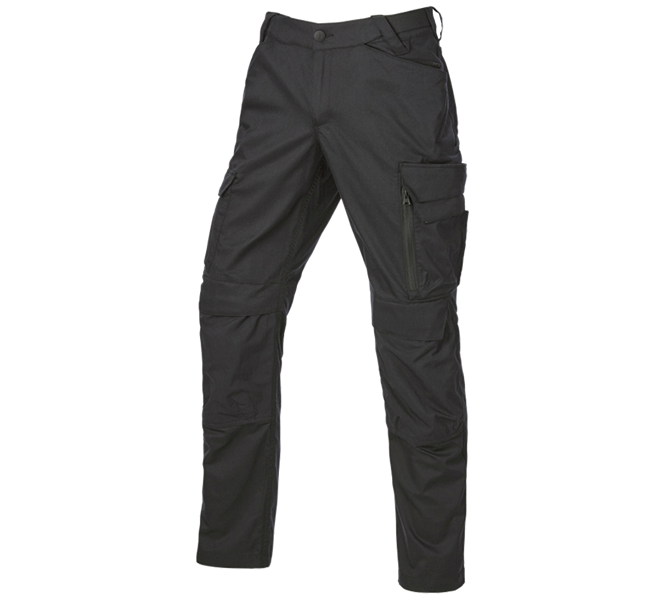 Vue principale, Pantalons professionnels, Pantalon à taille élastique e.s.trail pure, noir