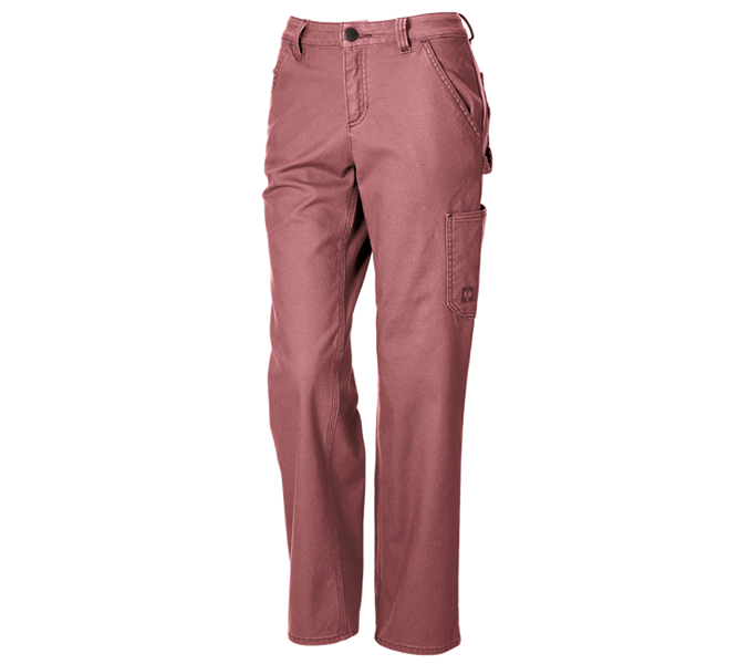 Vue principale, Thèmes, Pantalon à taille élastique e.s.iconic, femmes, rouge oxyde