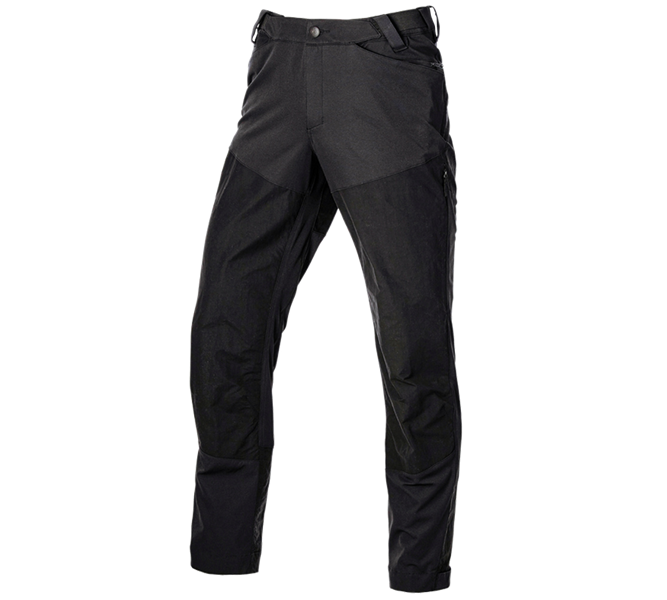 Vue principale, Pantalons élastiques, Pantalon de fonction hybride e.s.trail, noir