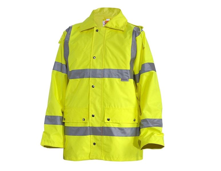 Hauptansicht, Regenjacken, STONEKIT Warnschutz-Jacke 4-in-1, warngelb