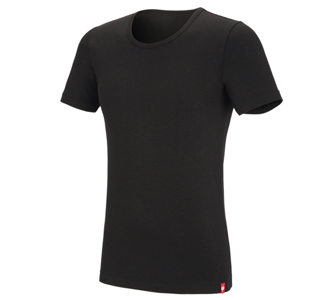 Hauptansicht, Herren, e.s. Modal T-Shirt, schwarz