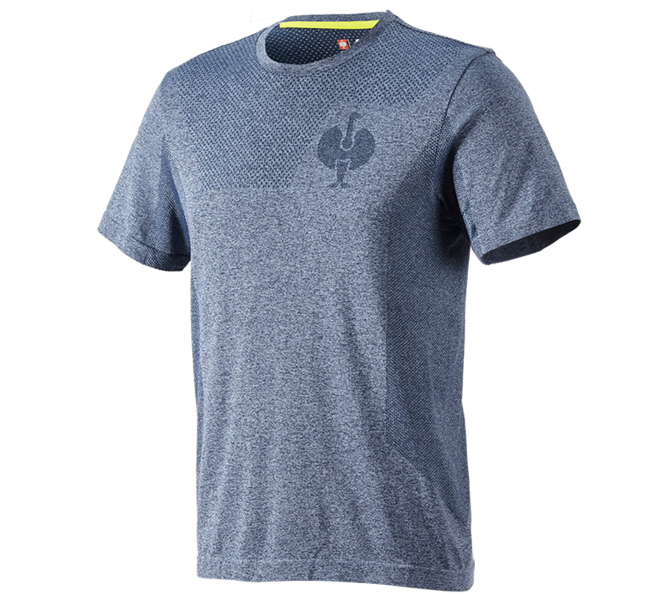 Hauptansicht, T-Shirts, T-Shirt seamless e.s.trail, tiefblau melange