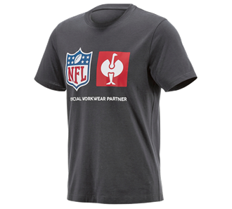 Vue principale, NFL T-Shirt cotton, gris carbone