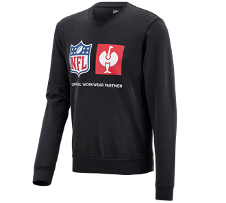 Vue principale, NFL Sweatshirt cotton, noir