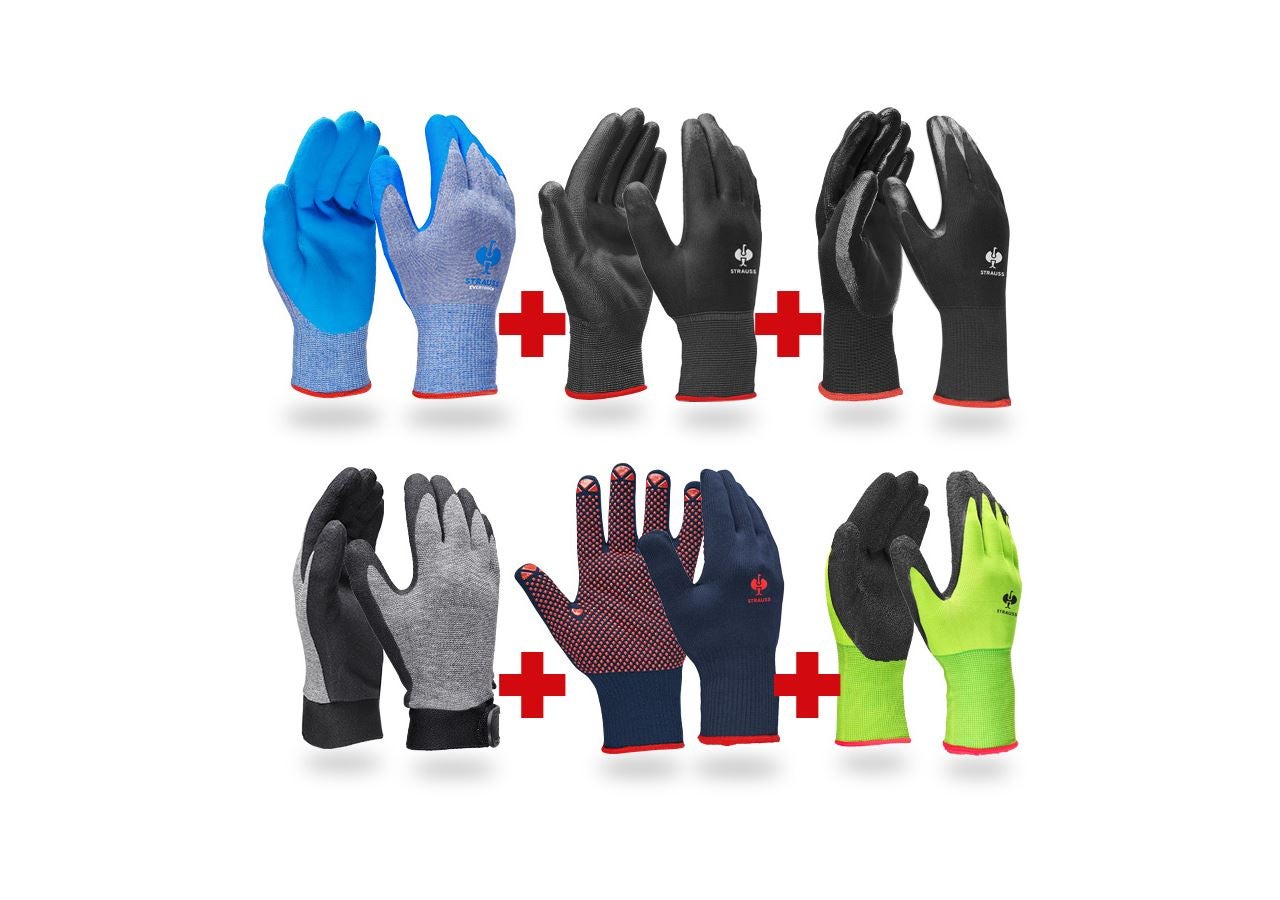 Arbeitsschutz: Handschuh- Profi Set Beschichtung