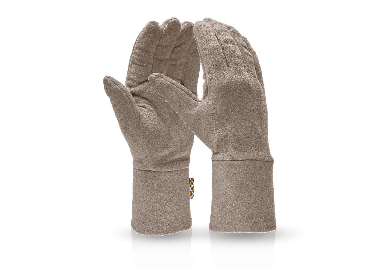Accessoires: e.s. FIBERTWIN® microfleece Handschuhe + stein