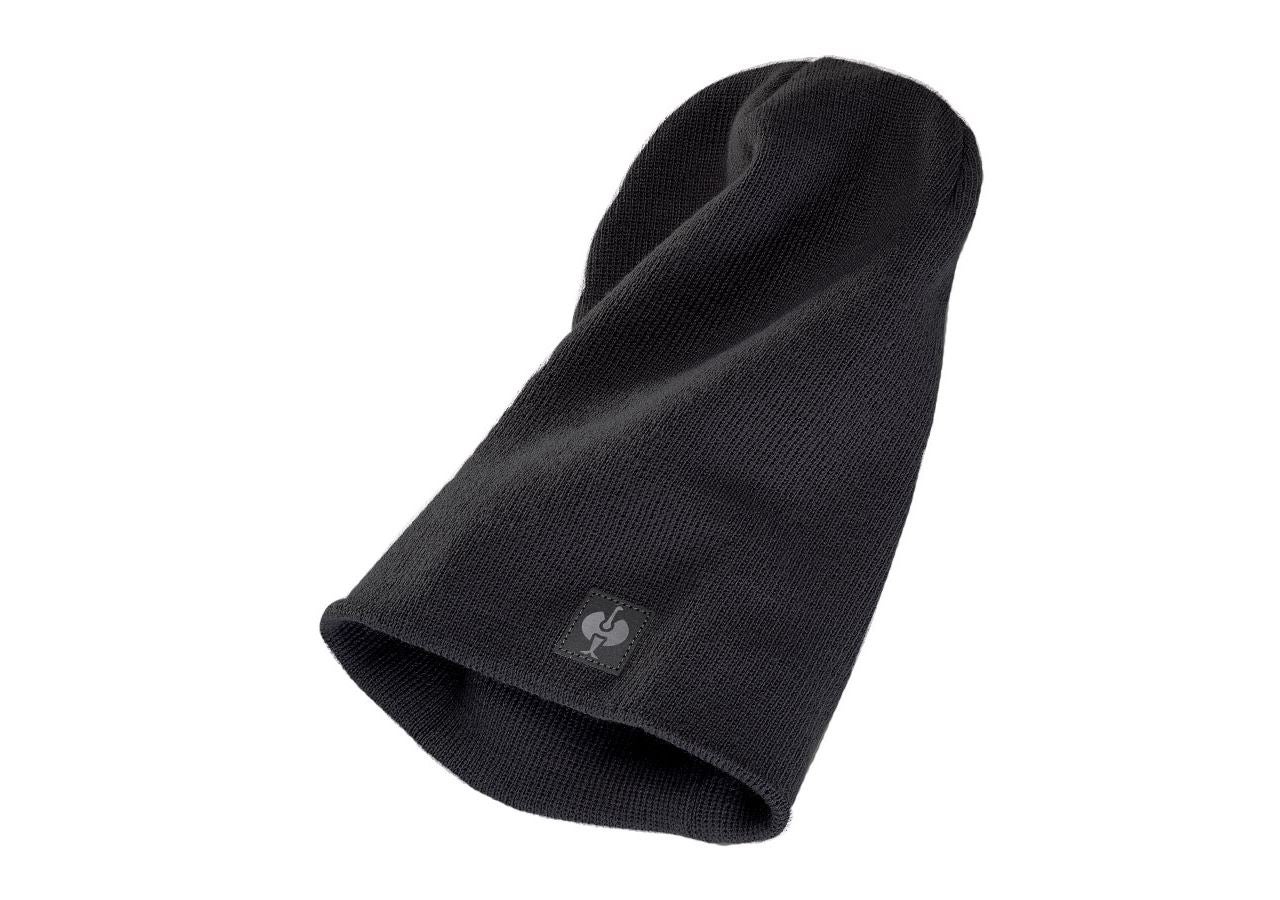 Accessoires: Bonnet tricoté e.s.motion ten, enfants + noir oxyde