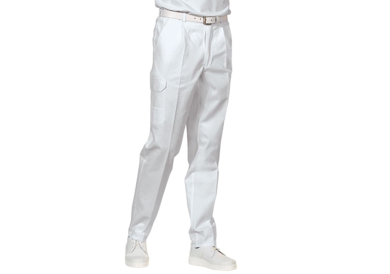 Pantalons de travail: Pantalon de travail pour homme Jack + blanc
