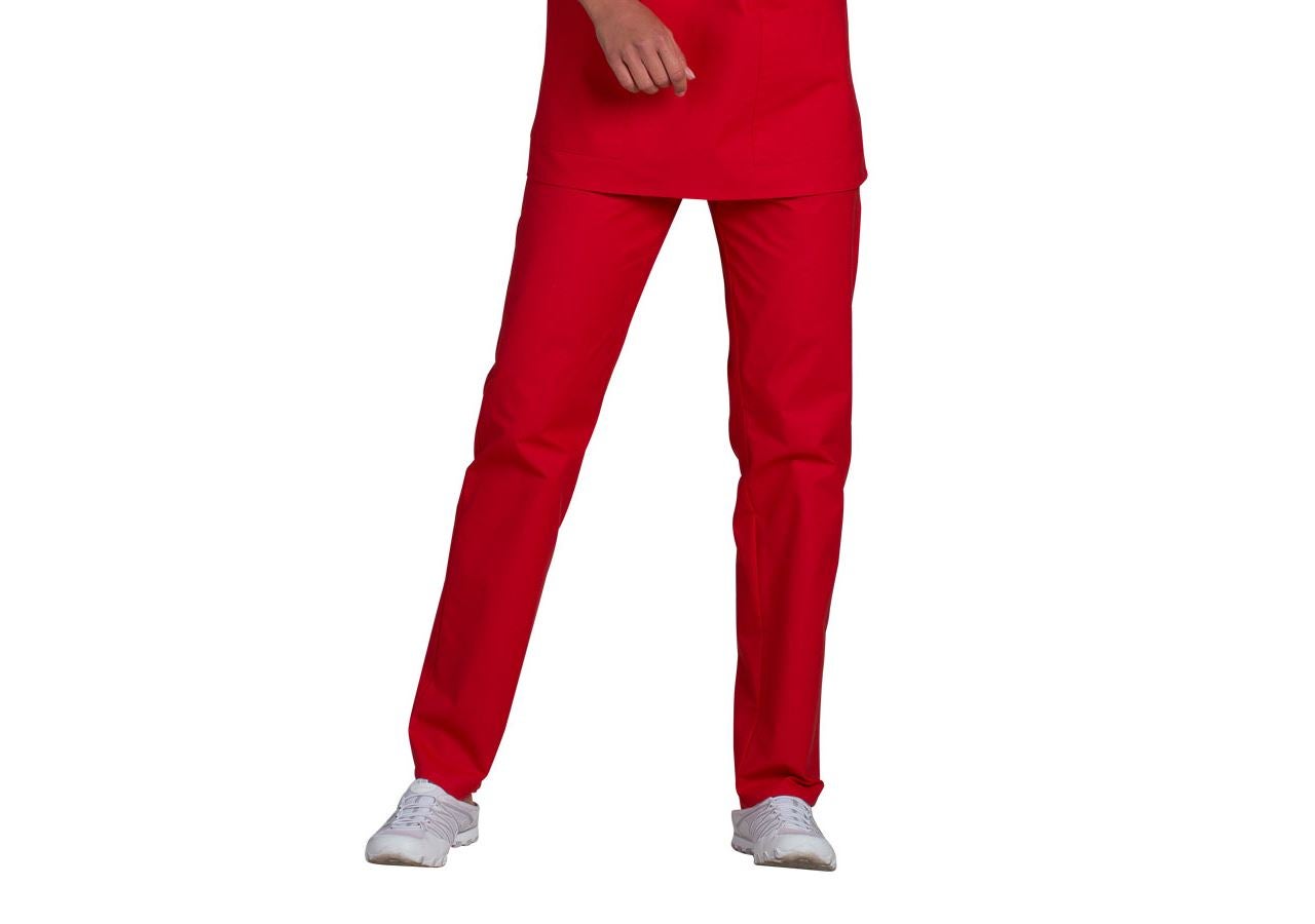 Pantalons de travail: Pantalon OP + rouge