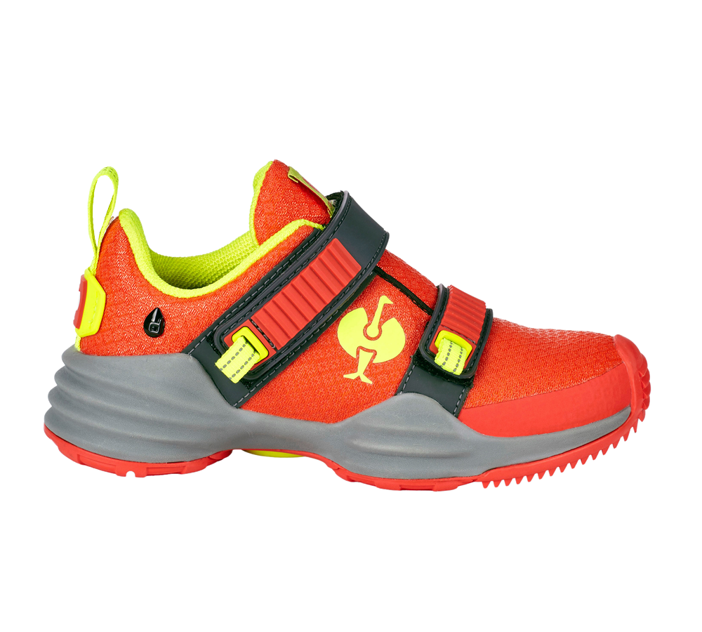 Chaussures pour enfants: Chaussures Allround e.s. Waza, enfants + rouge solaire/jaune fluo