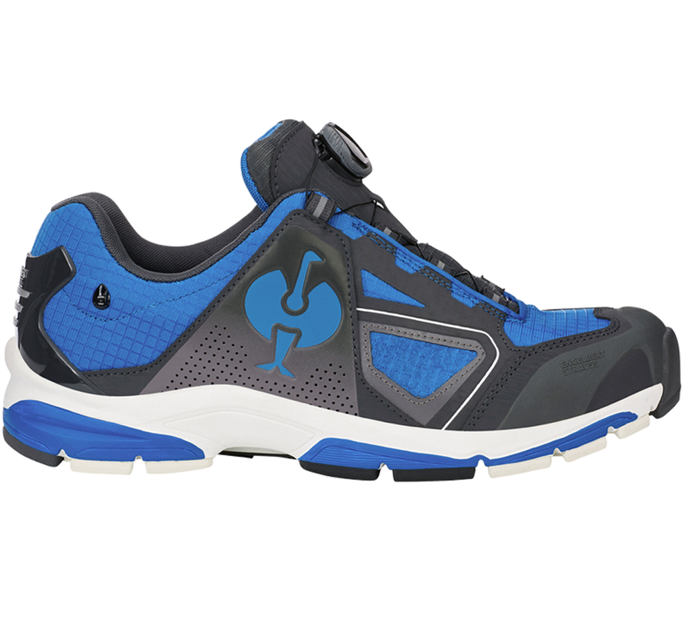 O2: O2 Chaussures de travail e.s. Minkar II + bleu gentiane/graphite/blanc