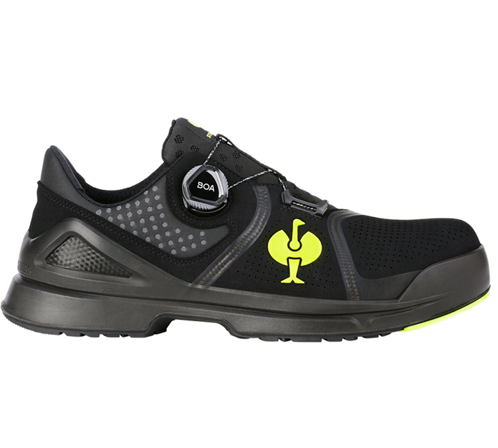 S1: S1 Chaussures basses de sécurité e.s. Mareb + noir/jaune fluo