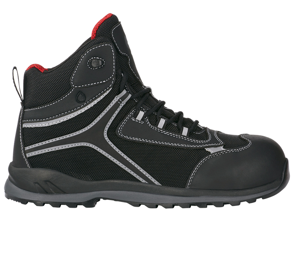 S3: e.s. S3 Chaussures hautes de sécurité Zahnia mid + noir
