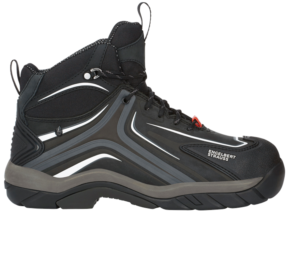 Charpentier / Couvreur_Chaussures: e.s. S3 Chaussures hautes de sécurité Cursa + graphite/ciment