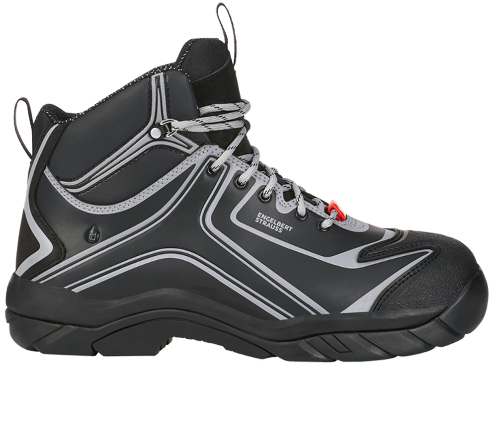 S3: e.s. S3 Chaussures hautes de sécurité Kajam + noir/platine