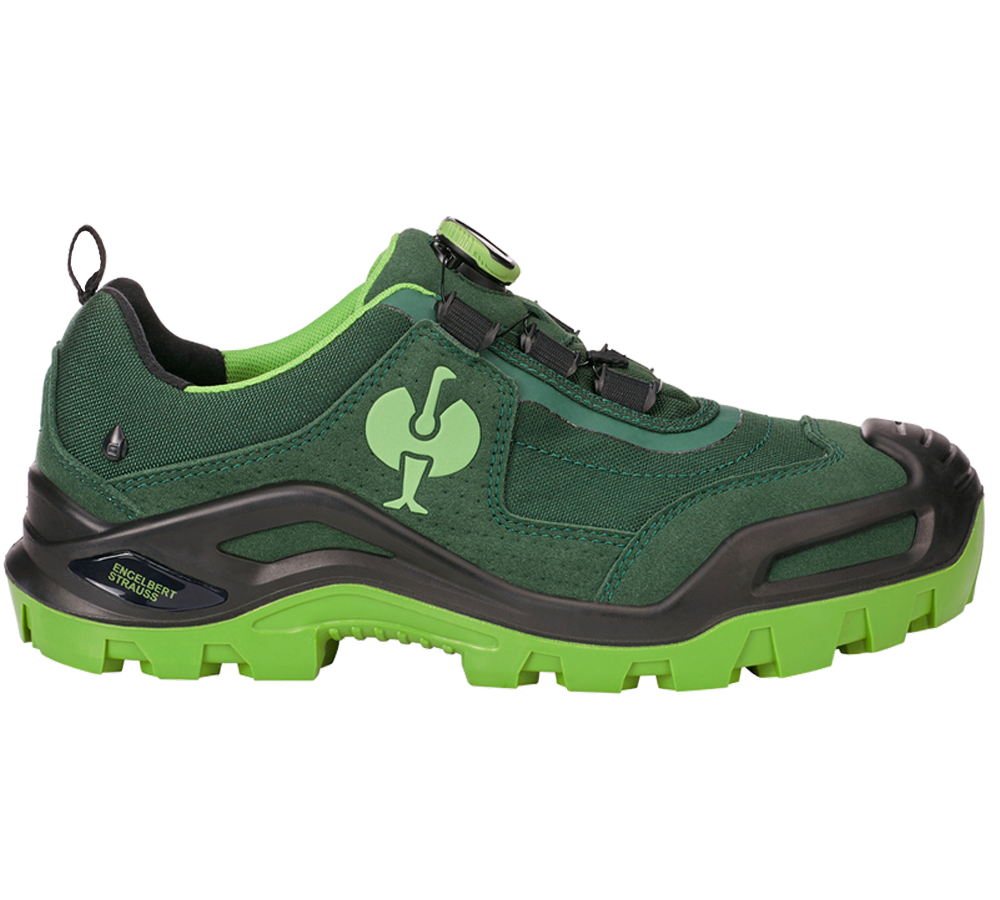 S3: S3 Chaussures hautes de sécurité e.s.Kastra II low + vert/vert d'eau