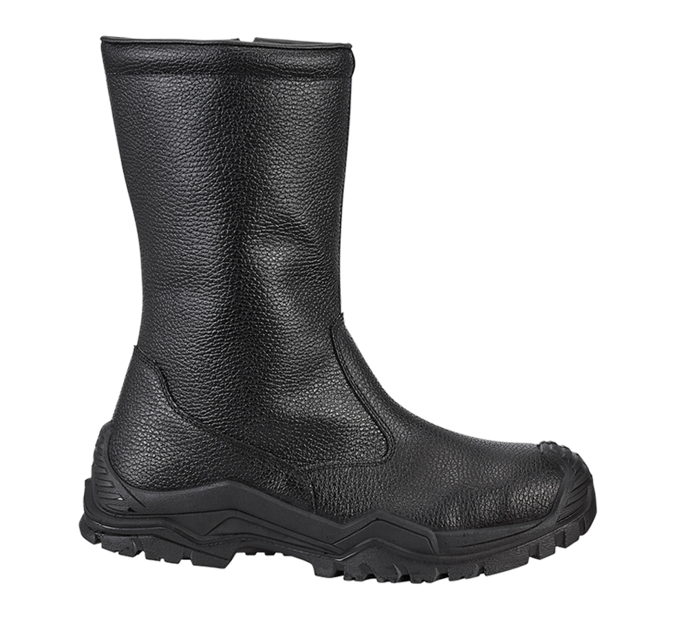 Schuhe: STONEKIT S3 Winter-Sicherheitsstiefel Chicago + schwarz