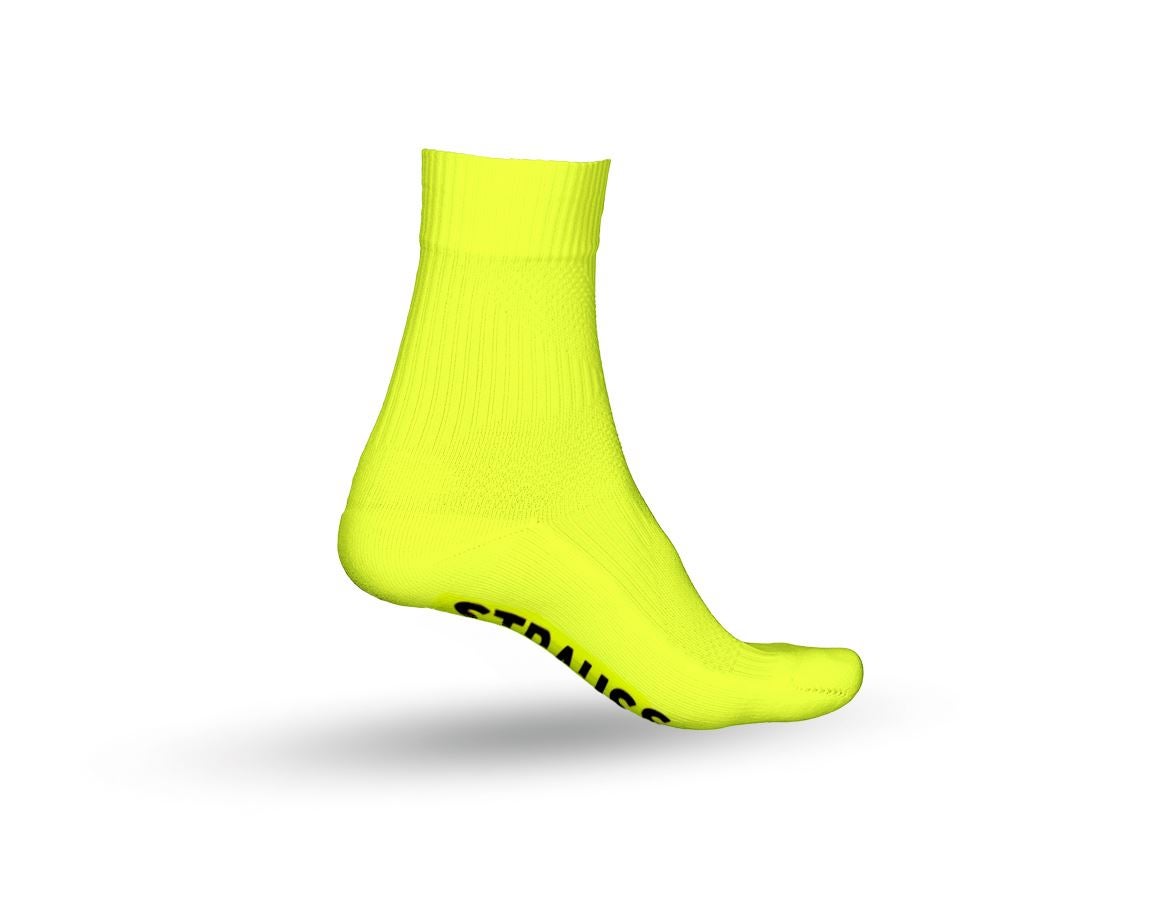 Chaussettes | Bas: e.s. Chaussettes toute saison function light/high + jaune fluo/anthracite
