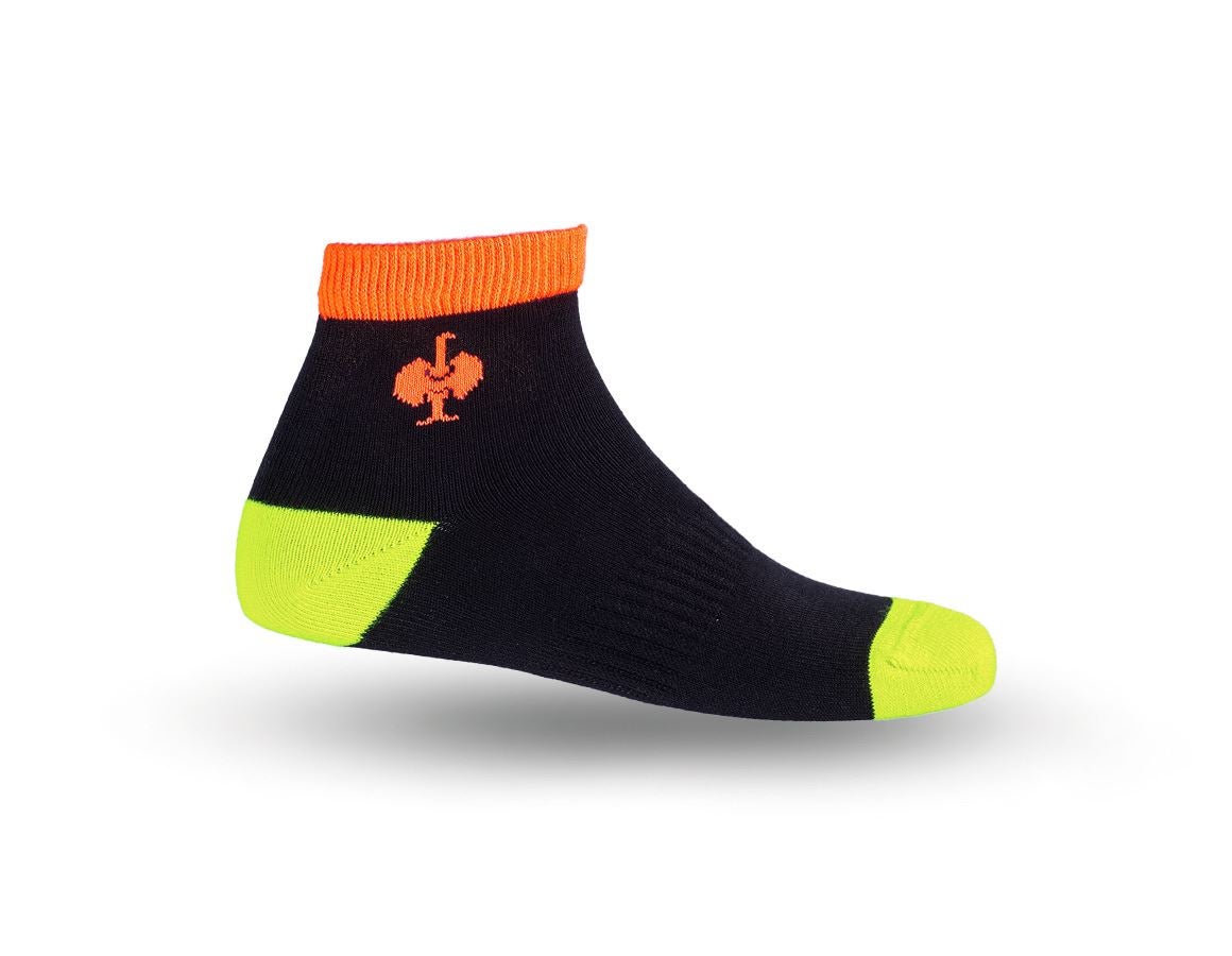 Accessoires: e.s.Allround Socken Classic light/mid, Kinder + schwarz/warngelb