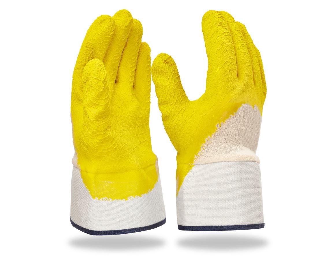 Beschichtet: Latex-Handschuhe, Stulpe, 12-er Pack
