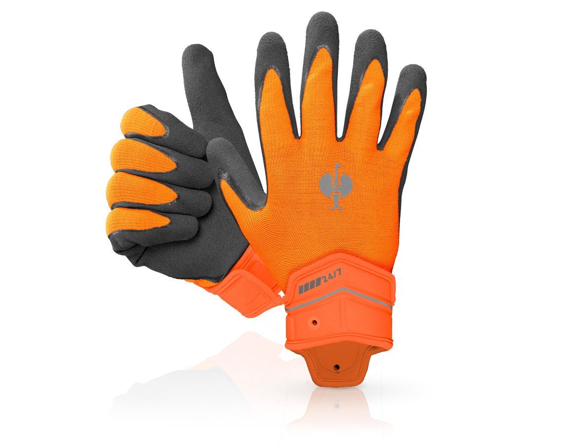 Thèmes: Gants hybrides e.s.motion 24/7 + orange fluo/anthracite