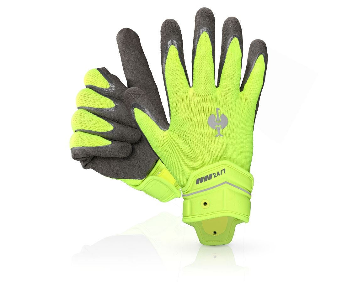 Themen: Hybrid Handschuhe e.s.motion 24/7 + warngelb/anthrazit