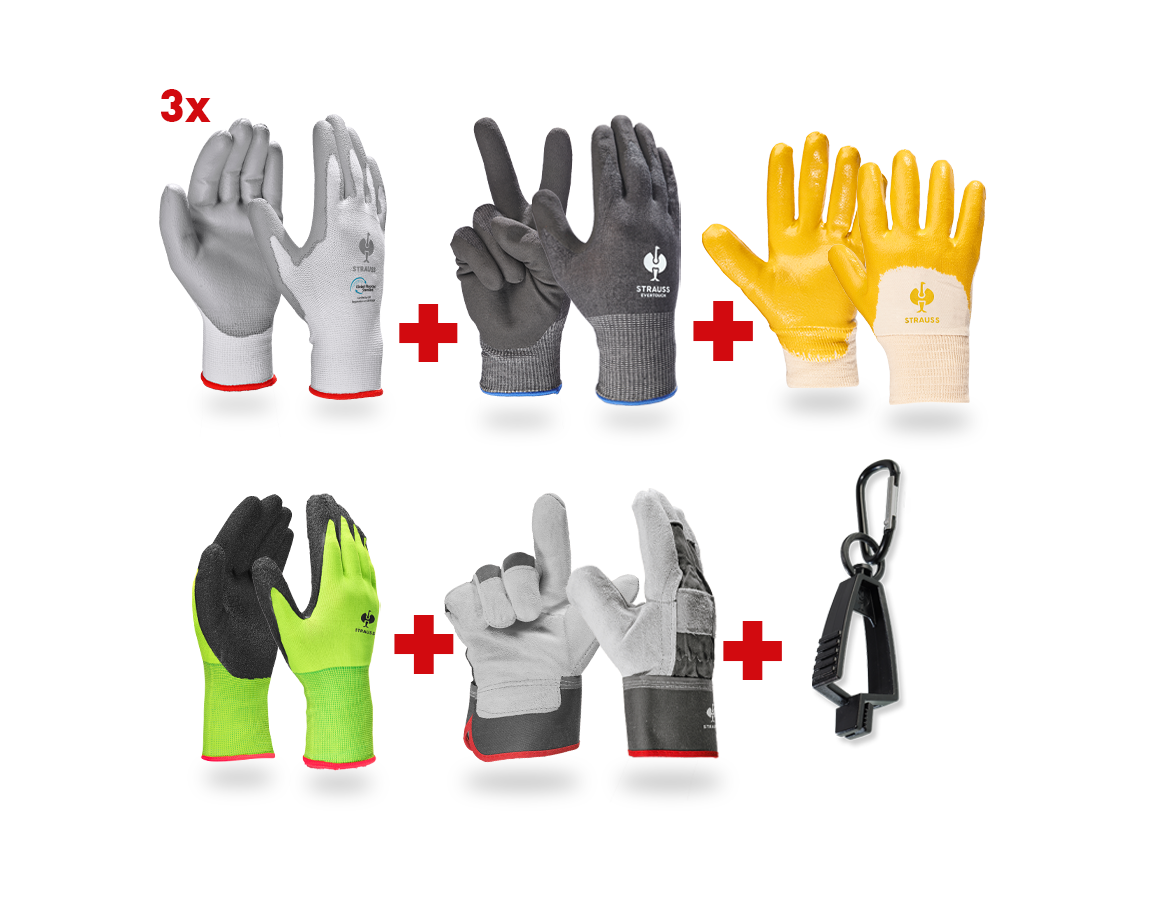 Arbeitsschutz: Handschuh-Profi Set BAU II