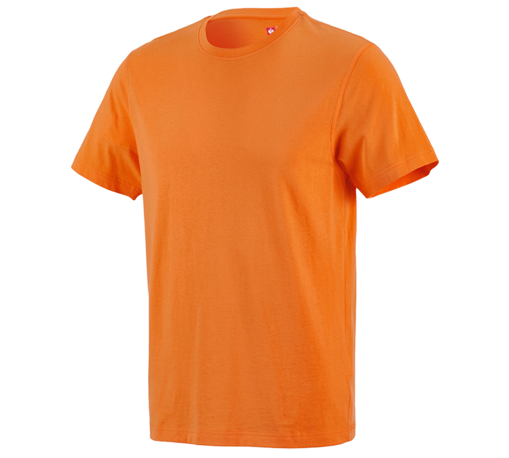Hauts: e.s. T-shirt cotton + orange