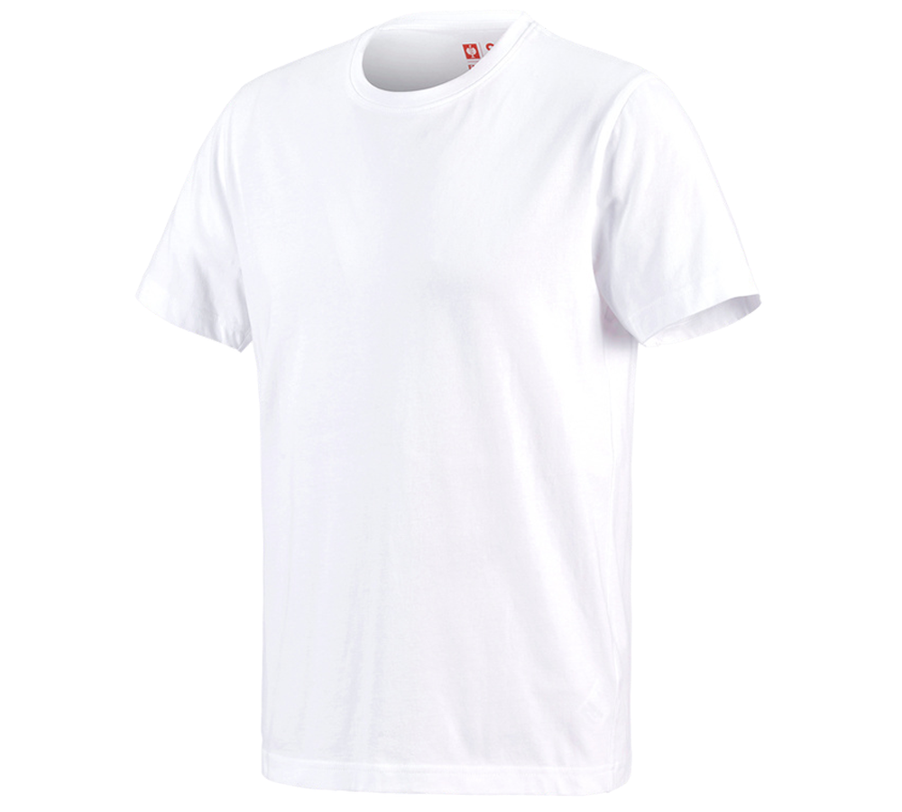 Installateurs / Plombier: e.s. T-shirt cotton + blanc