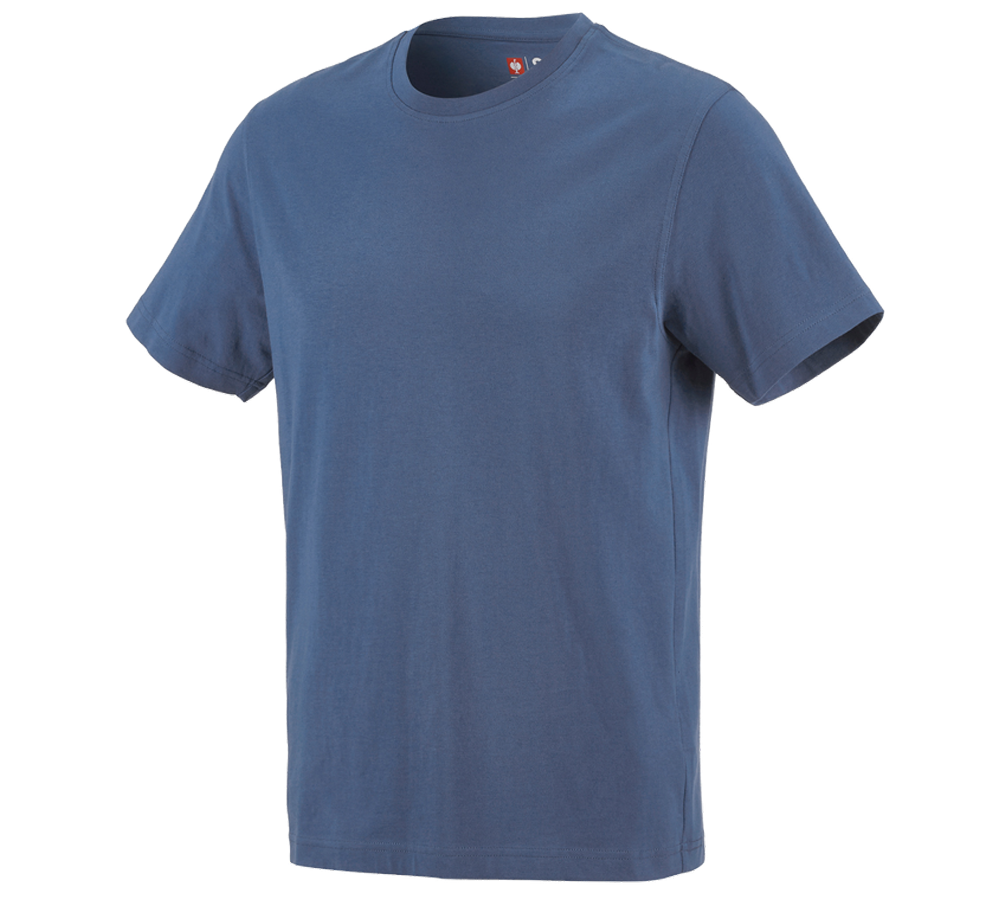 Installateurs / Plombier: e.s. T-shirt cotton + cobalt