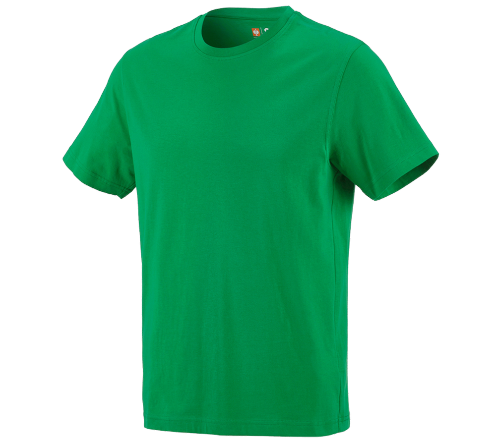 Installateur / Klempner: e.s. T-Shirt cotton + grasgrün