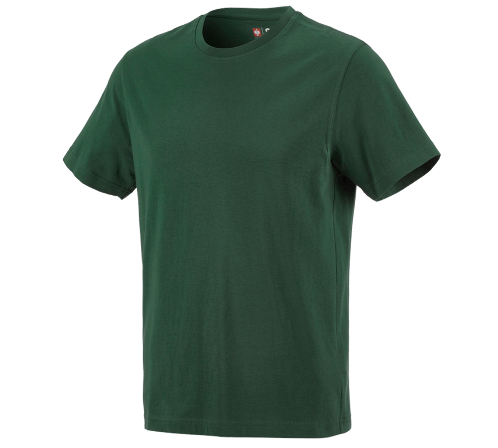 Hauts: e.s. T-shirt cotton + vert